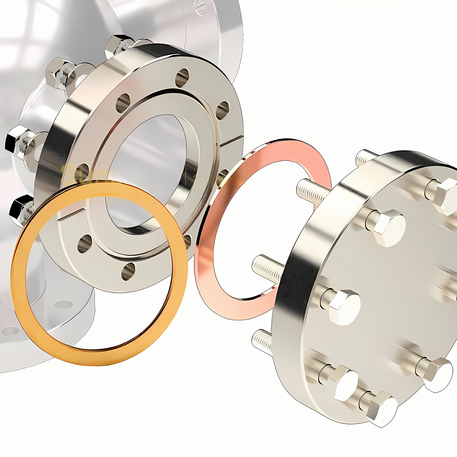 Gold Plated Oxygen Free Copper Gasket